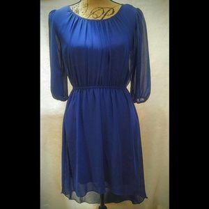 🔴Royal Blue Princess Cut Dress